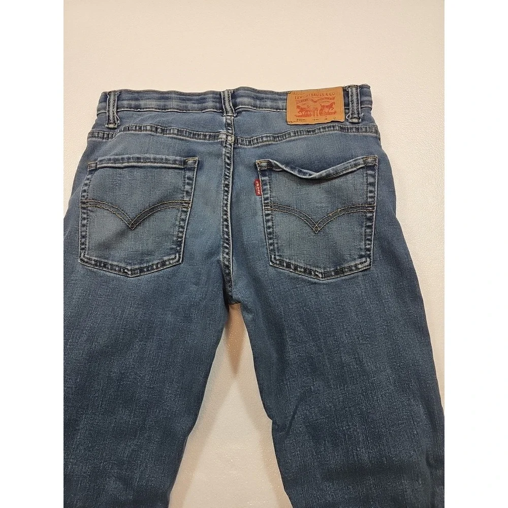 Levis 511: Boys 16 Reg (28x30) Blue Jeans With Adjustable Waist Band